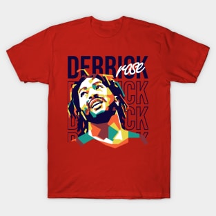 Derrick Rose on WPAP art 1 T-Shirt